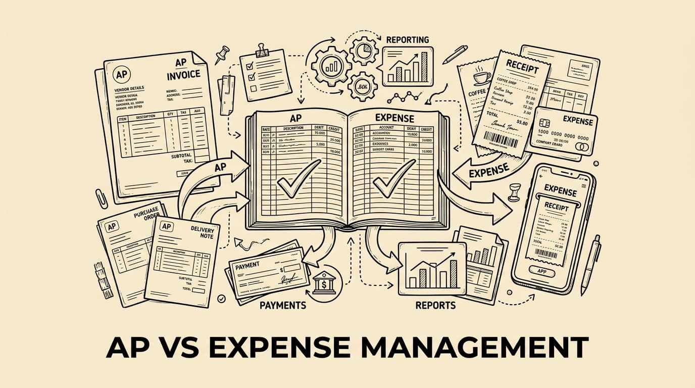 Accounts Payable vs Expense Management: Where Each Process Starts and Stops