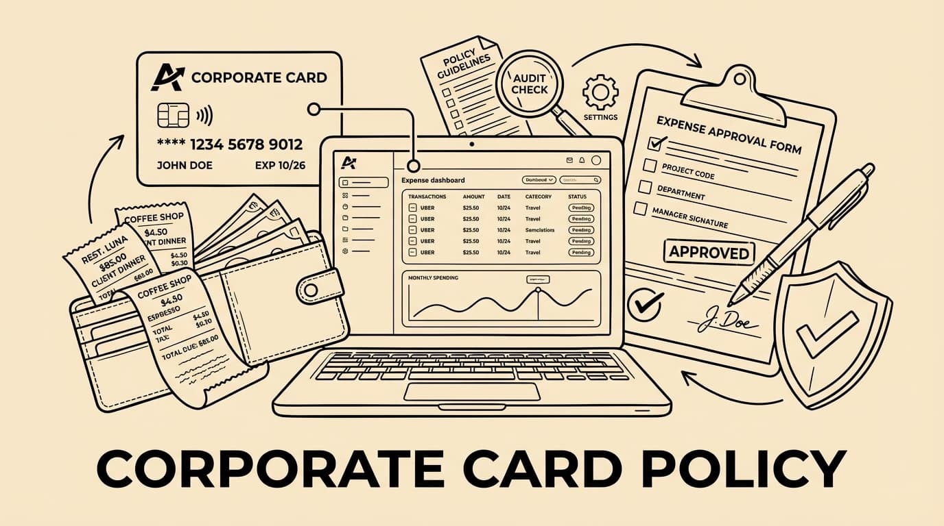 Firmakreditkort-politik: Komplet skabelon og vejledning til finansteams