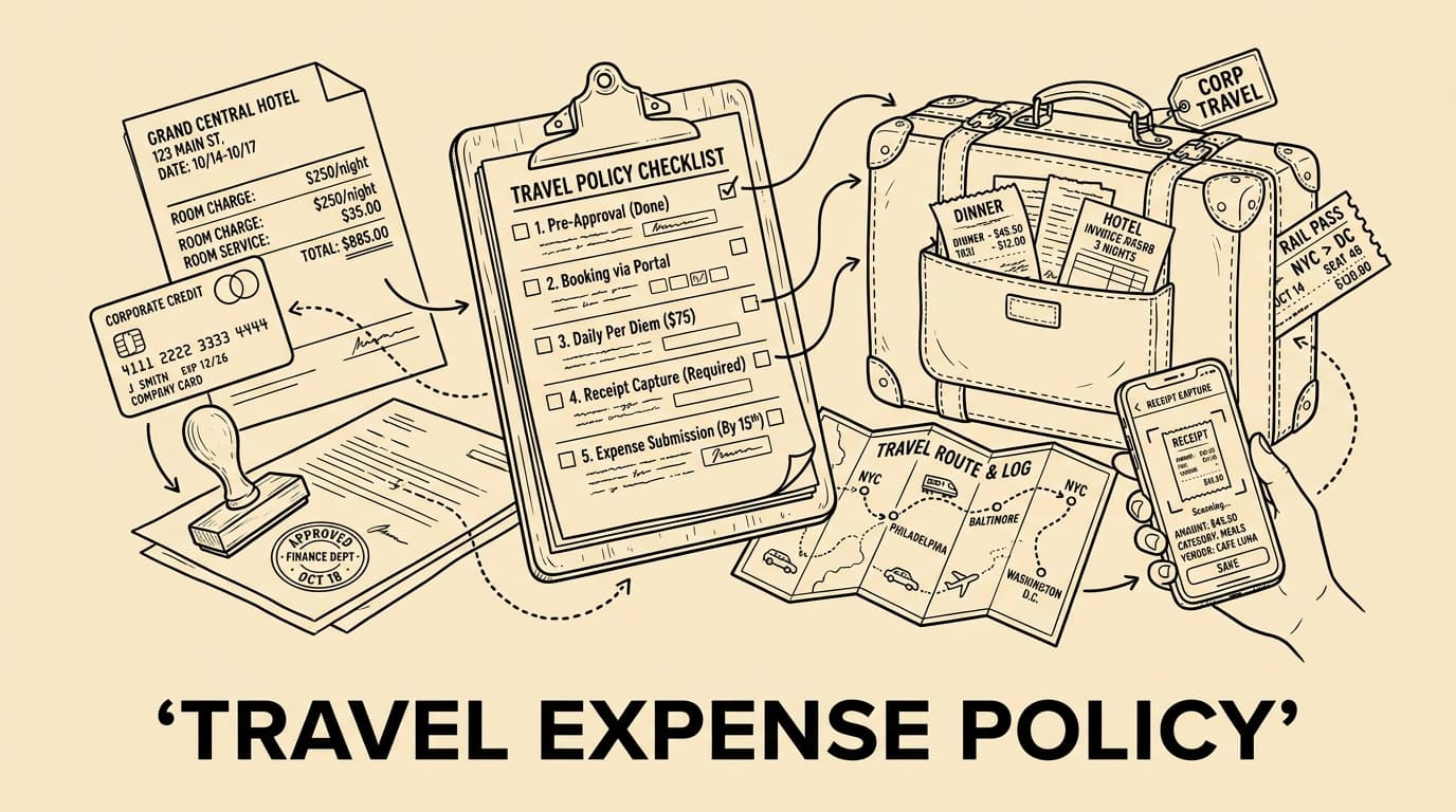Travel Expense Policy Template: What Finance Teams Should Include