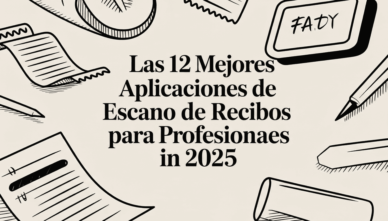 Las 12 Mejores Aplicaciones de Escaneo de Recibos para Profesionales en 2025