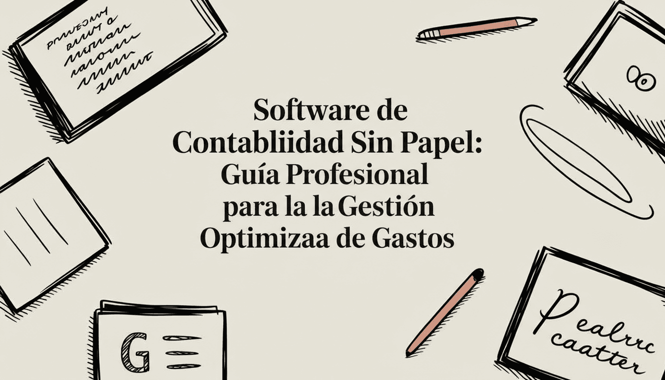 Software de Contabilidad Sin Papel: Guía Profesional para la Gestión Optimizada de Gastos