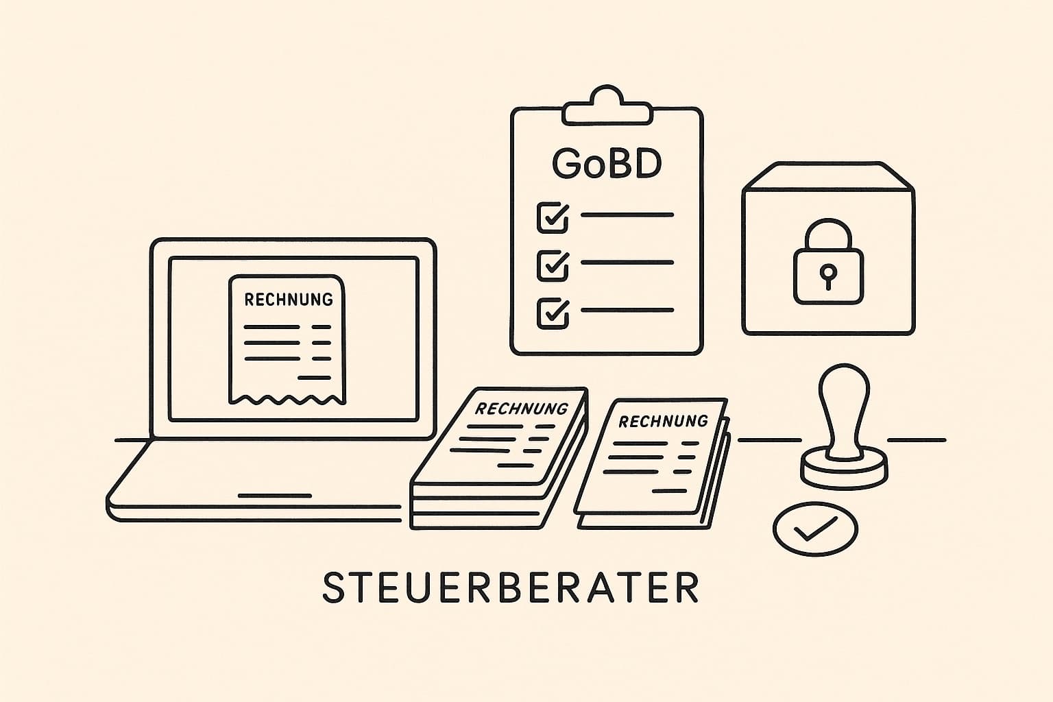 GoBD-konforme Belegerfassung für Steuerberater: Der vollständige Leitfaden