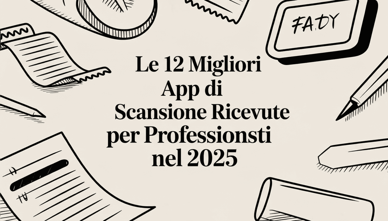 Le 12 Migliori App di Scansione Ricevute per Professionisti nel 2025