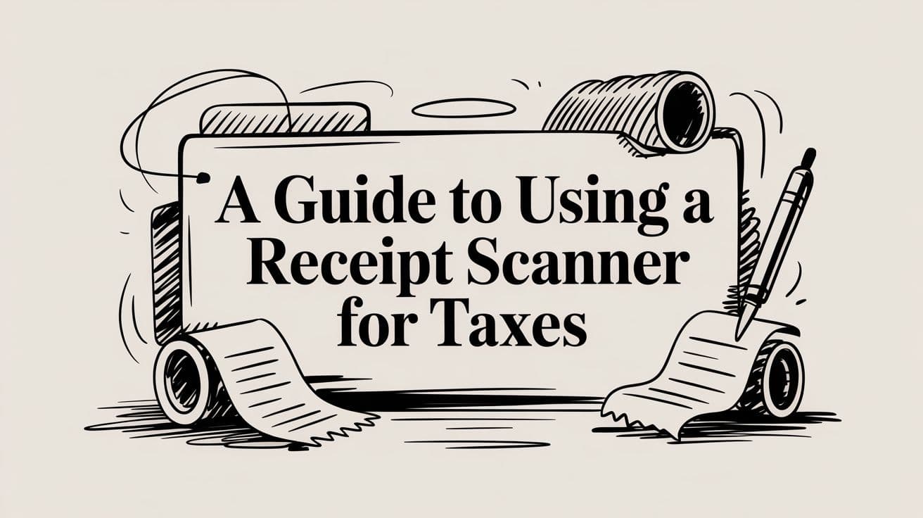 A Guide to Using a Receipt Scanner for Taxes