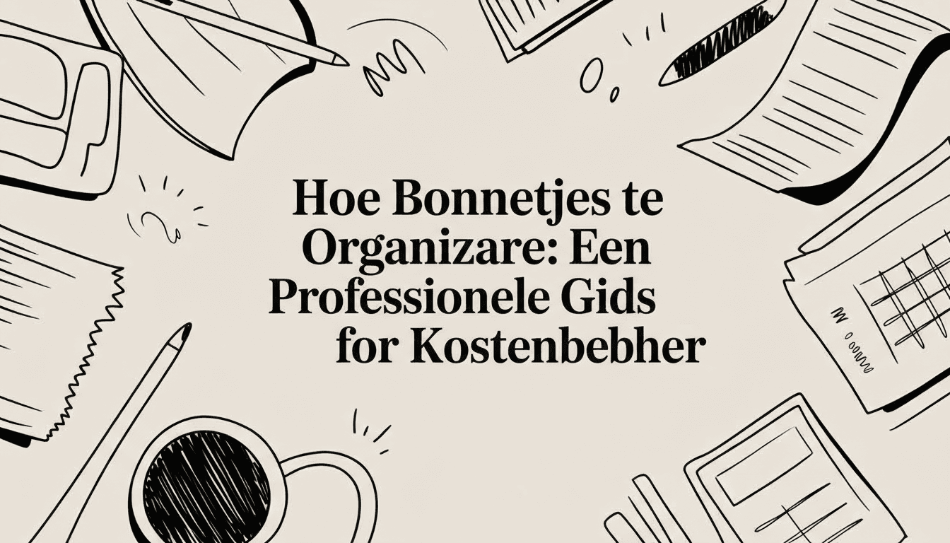 Hoe Bonnetjes te Organiseren: Een Professionele Gids voor Kostenbeheer
