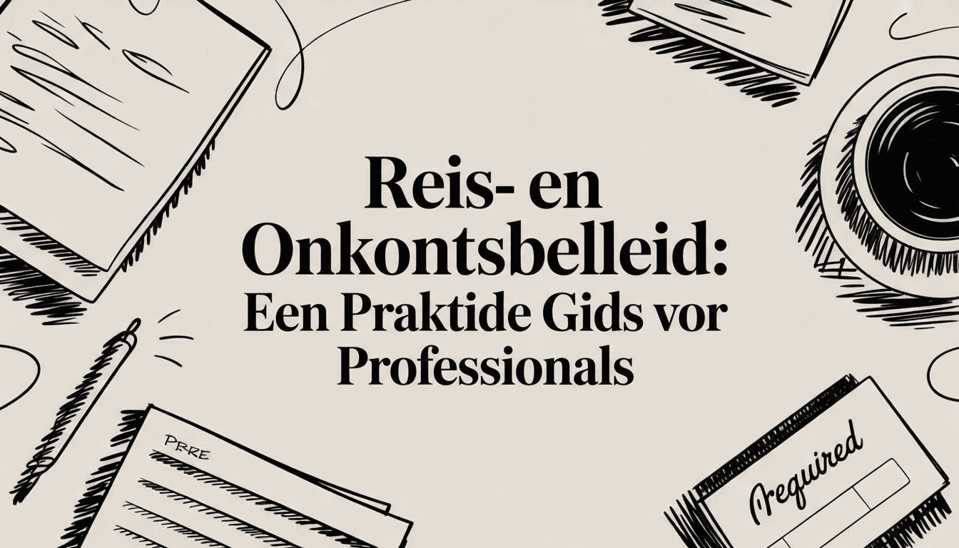 Reis- en Onkostenbeleid: Een Praktische Gids voor Professionals