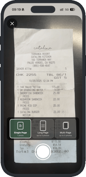 Bill.Dock App Demo - Beleg scannen und MwSt automatisch erkennen